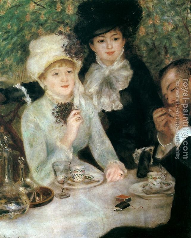 Pierre Auguste Renoir : At the end of the Fruhstucks